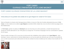 Tablet Screenshot of fortcasso-maginot.com